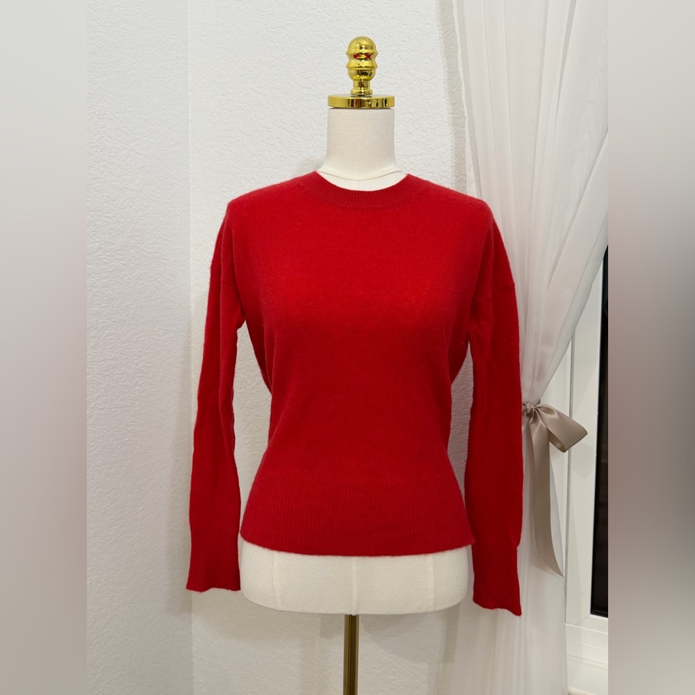 Philosophy 100% Cashmere Red Valentine Sweater Women’s Size XS NEW Retails $228